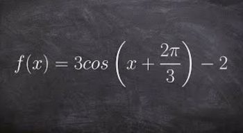 How to Graph the Cosine Graph with Multiple Transformations