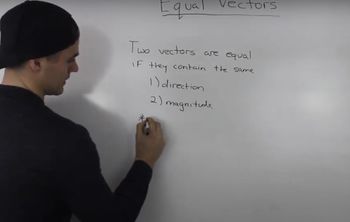 equal vectors