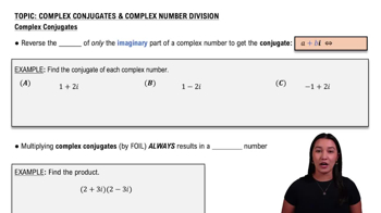 Complex Conjugates