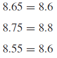 Rounding rules for significant figures