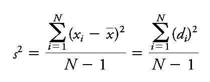 Standard deviation calculation reminder