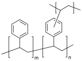 Styrene-divinylbenzene polymer gels