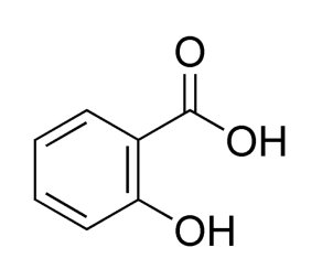 Calibration curve for salicylic acid
