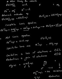 Handwritten notes on dilution and molarity calculations