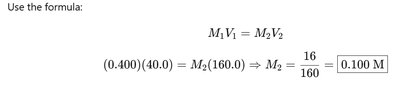 Dilution calculation for CrCl3 solution