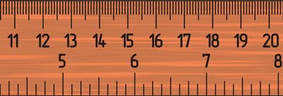 Ruler for measuring length