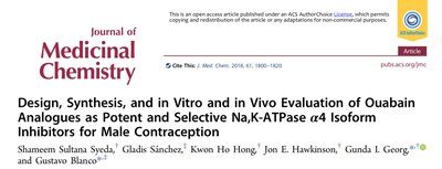 Journal article on male contraception research