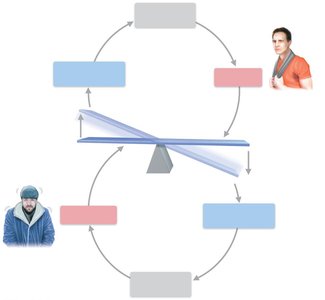 Homeostatic control mechanism diagram