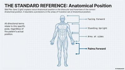 Diagram of anatomical position