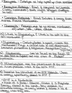 Handwritten notes on membrane proteins and ATP