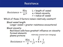Resistance equation and factors