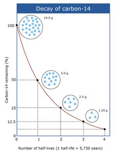 Decay of carbon-14