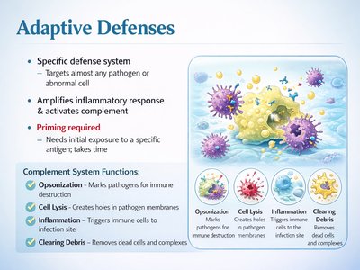 Anatomy & Physiology Study Guide: Immune System Overview | Notes