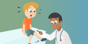 Knee-jerk reflex test
