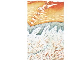 Diagram of thick skin showing all epidermal layers