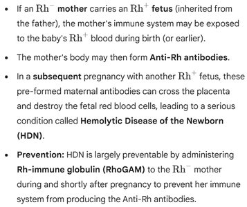 First pregnancy and Rh incompatibility