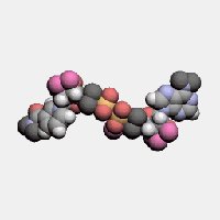 NAD+ and NADH molecular model