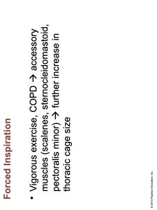 Respiratory volumes and capacities
