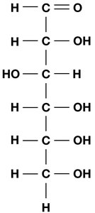 Straight-chain glucose structure