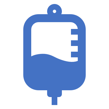 Red blood cells under microscope