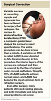 Surgical correction of refractive errors