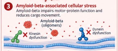 Amyloid-beta impairs motor proteins