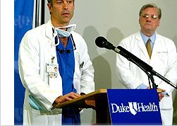 Duke Health press conference