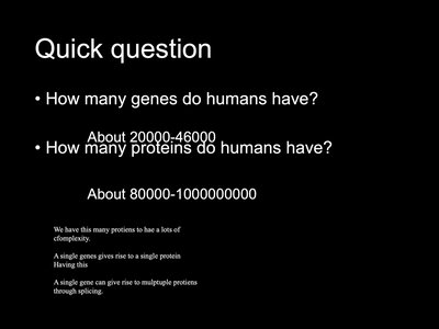 RNA transcription and processing