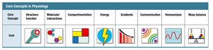 Core concepts in physiology table
