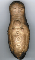 Ancient art depicting an endocrine disorder