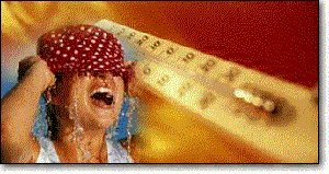 Person suffering from heat stroke