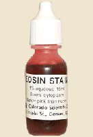 Eosin stain bottle