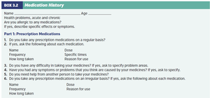 Medication history form part 1