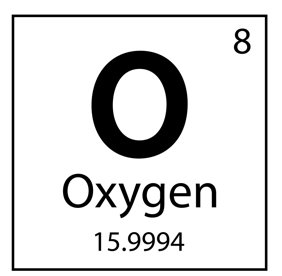 Oxygen element symbol