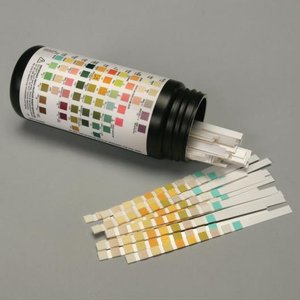 Urine test strips for urinalysis