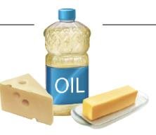 Unsaturated fat structure