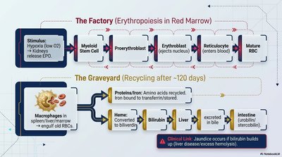 Erythropoiesis and RBC Recycling