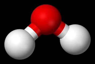Water molecule structure