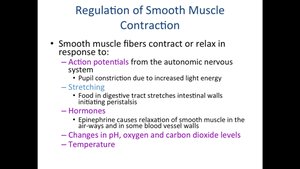 Comparison of skeletal, cardiac, and smooth muscle