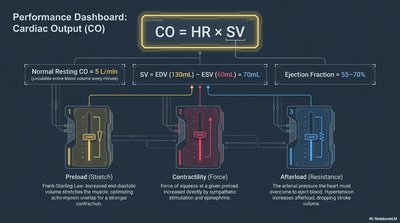 Cardiac output dashboard