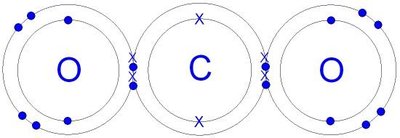 Carbon dioxide molecule (CO2)