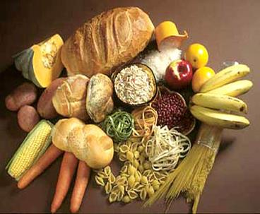 Foods rich in carbohydrates