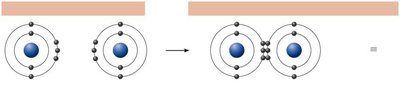 Triple covalent bond: nitrogen