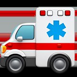 Ambulance icon representing emergency complications