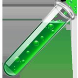 Test tube representing laboratory diagnosis