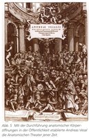 Public dissections by Vesalius in anatomy theater