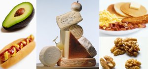 Examples of foods high in fats