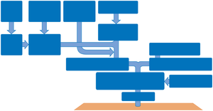 Schematic of systemic venous circulation (upper body)