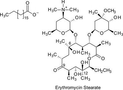 Erythromycin stearate
