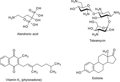 Examples of hydrophilic and hydrophobic drugs